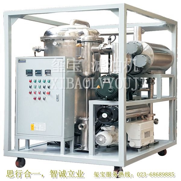 雙級(jí)高效真空濾油機(jī)